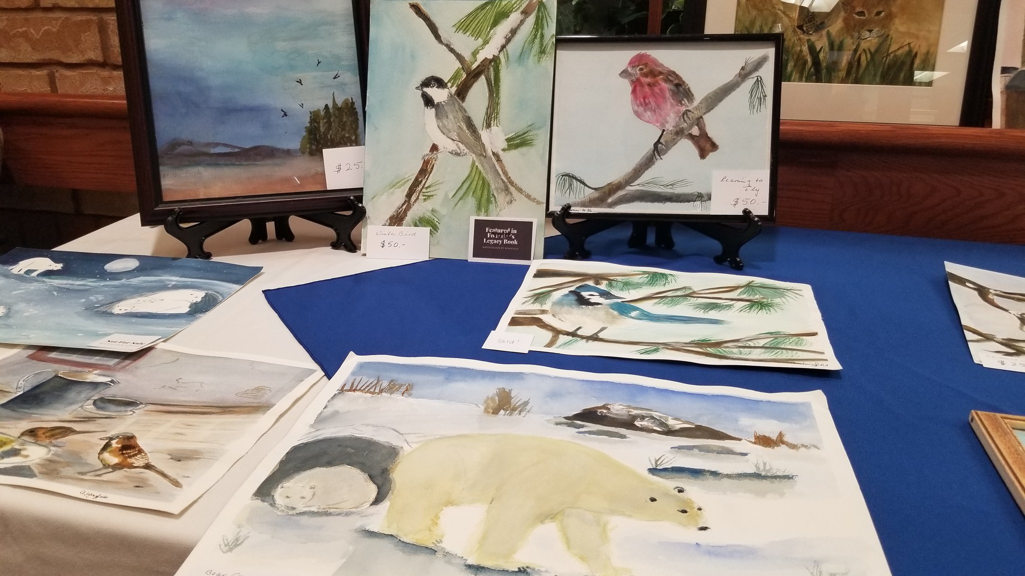 Days before the provincial COVID-19 lockdown was imposed, artist Ann Wingfield was featured in an art show in her home Village of Wentworth Heights.