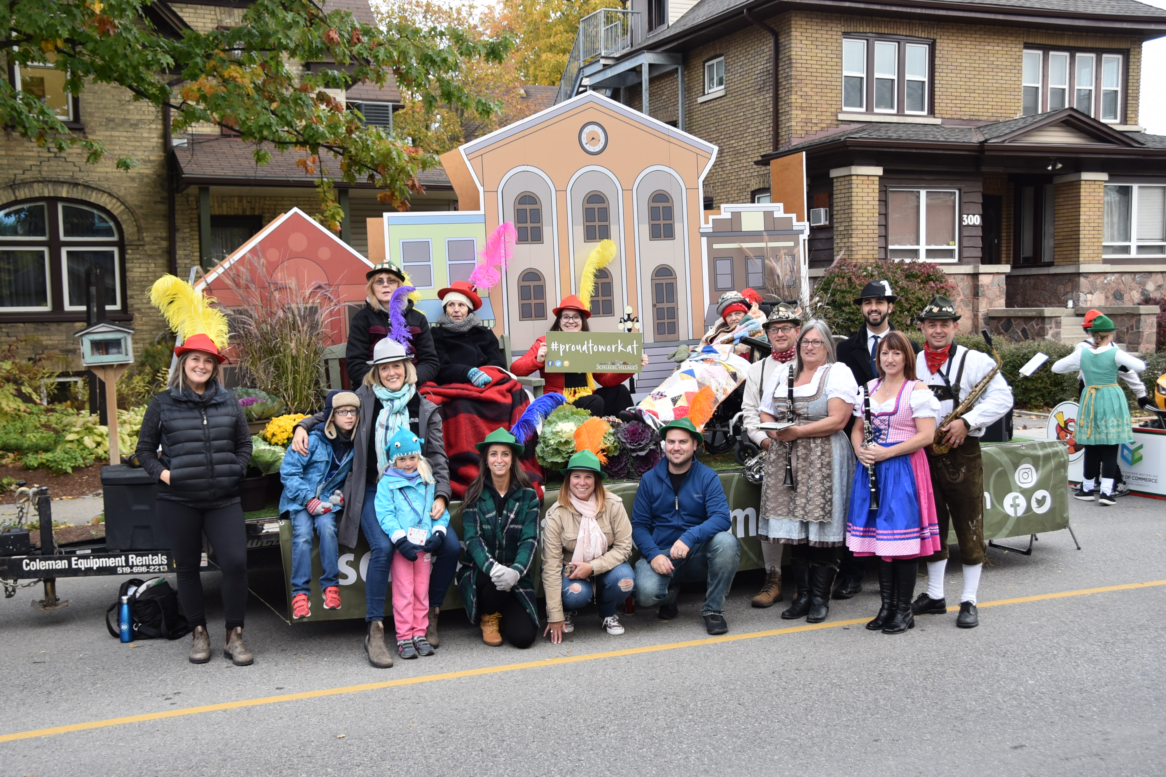 Schlegel Villages Team Members and Residents enjoyed taking part in the annual Oktoberfest Parade.