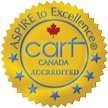 CARF Accreditation Gold Seal Logo