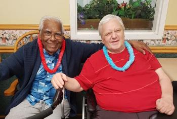 George and Barry both speak highly of the community they call home, Pinehaven Nursing Home. 