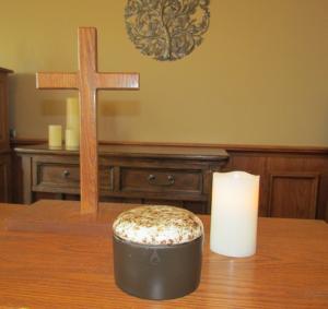 The memory bowls are "about being able to say goodbye without saying goodbye," says Pastor Bruce