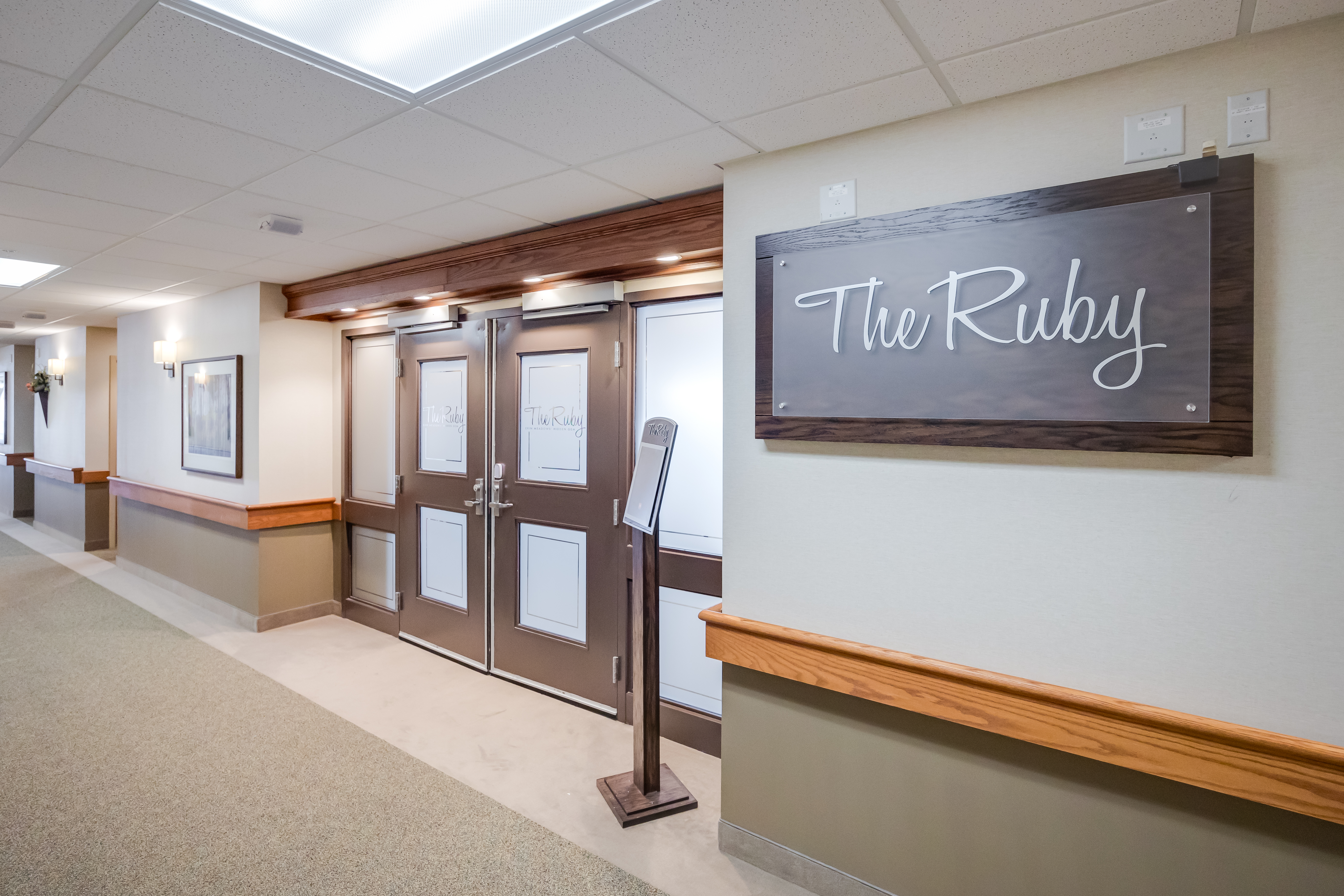 Entrance to The Ruby at Erin Meadows