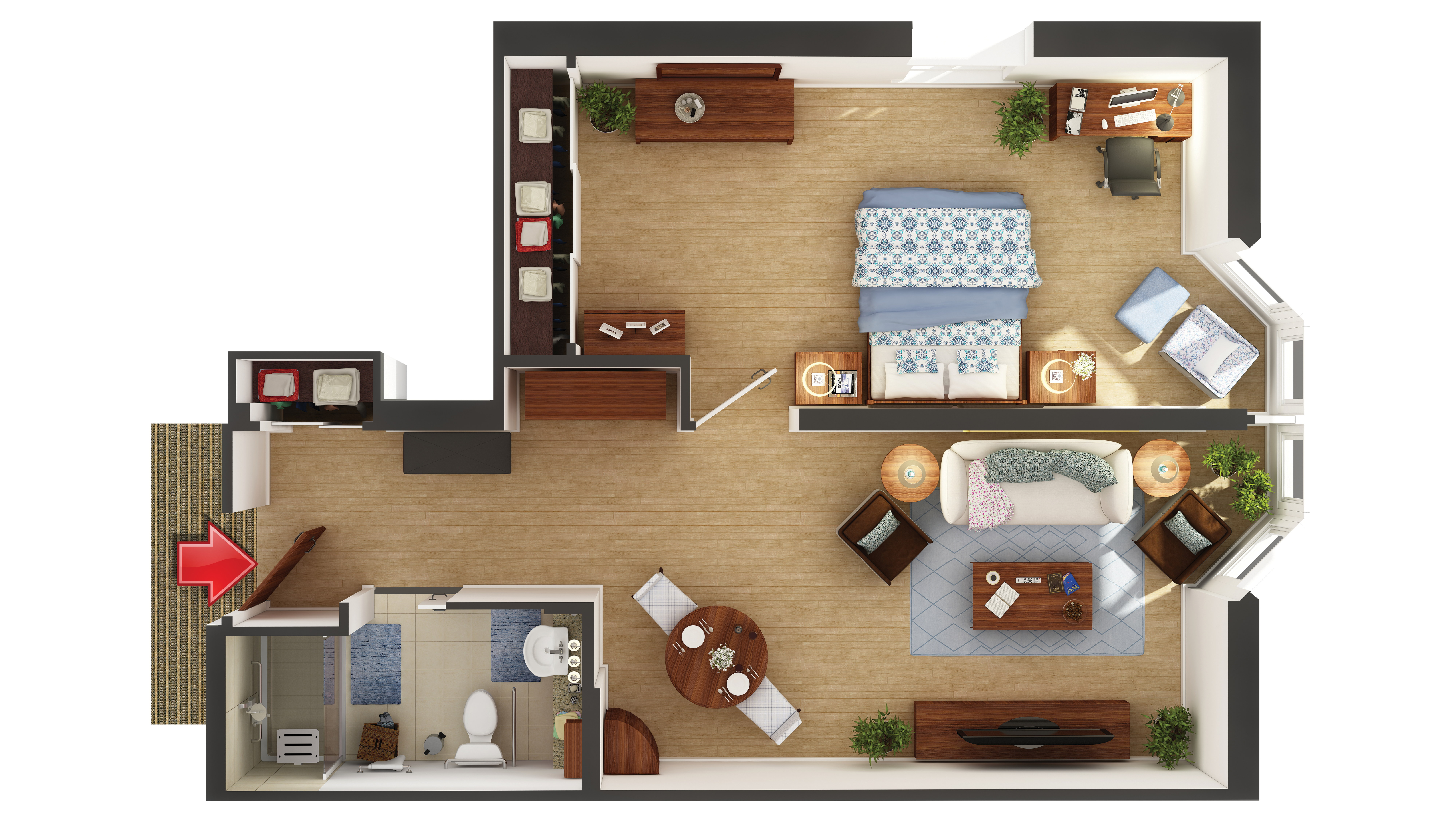Emmas (Suite E13) One Bedroom