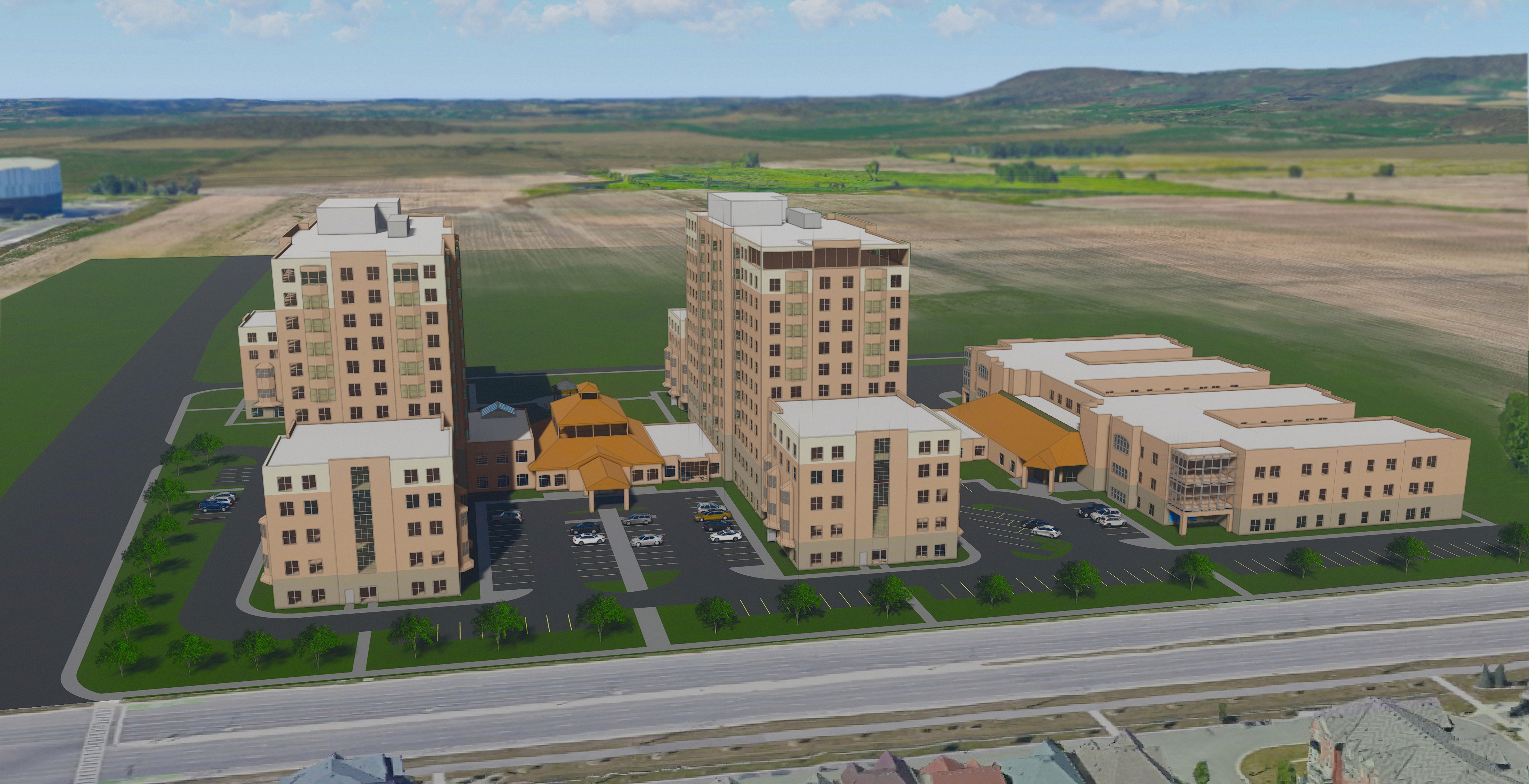 Rendering of The Village of Ridgeview Court