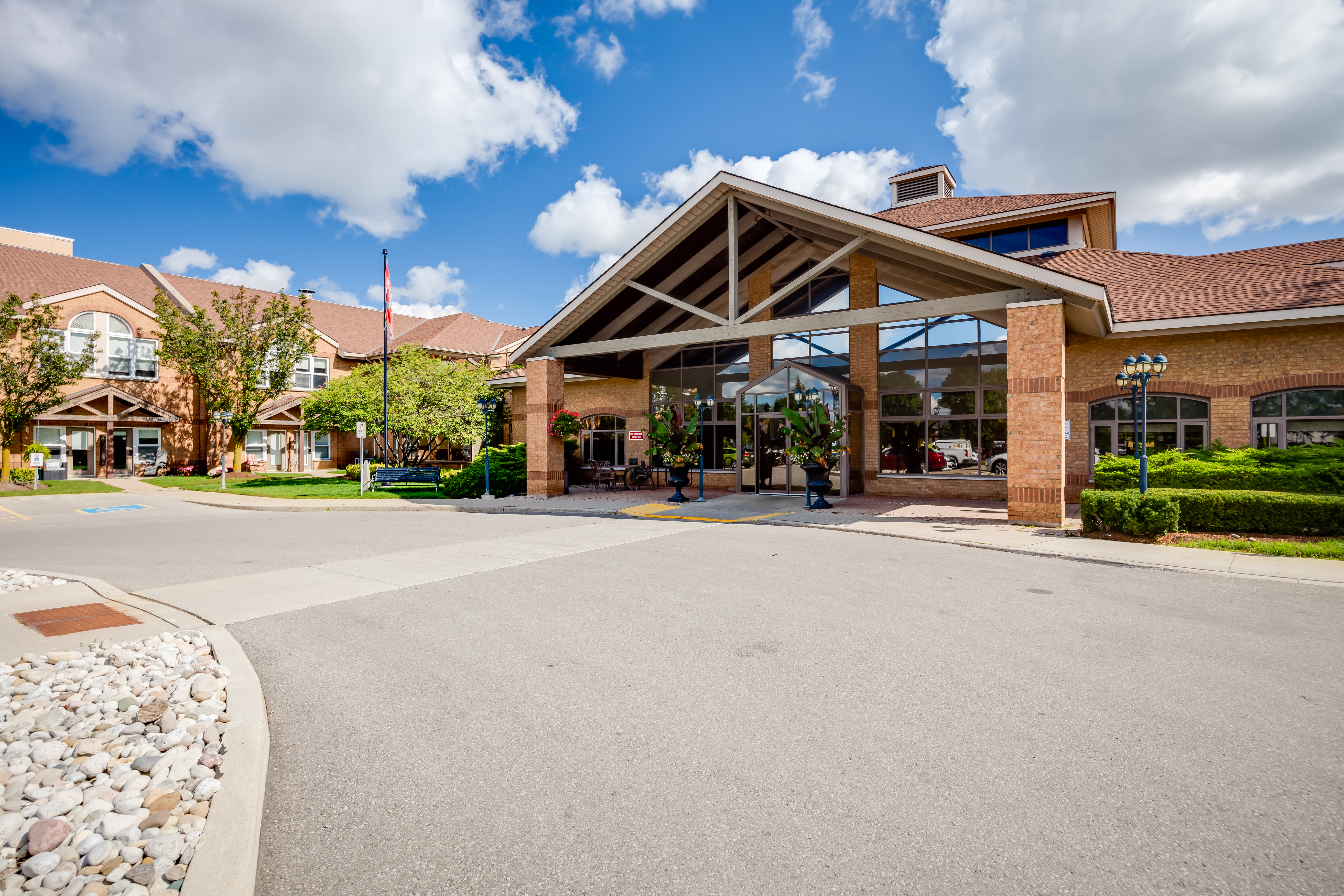 Front entrance at The Village of Winston Park in Kitchener