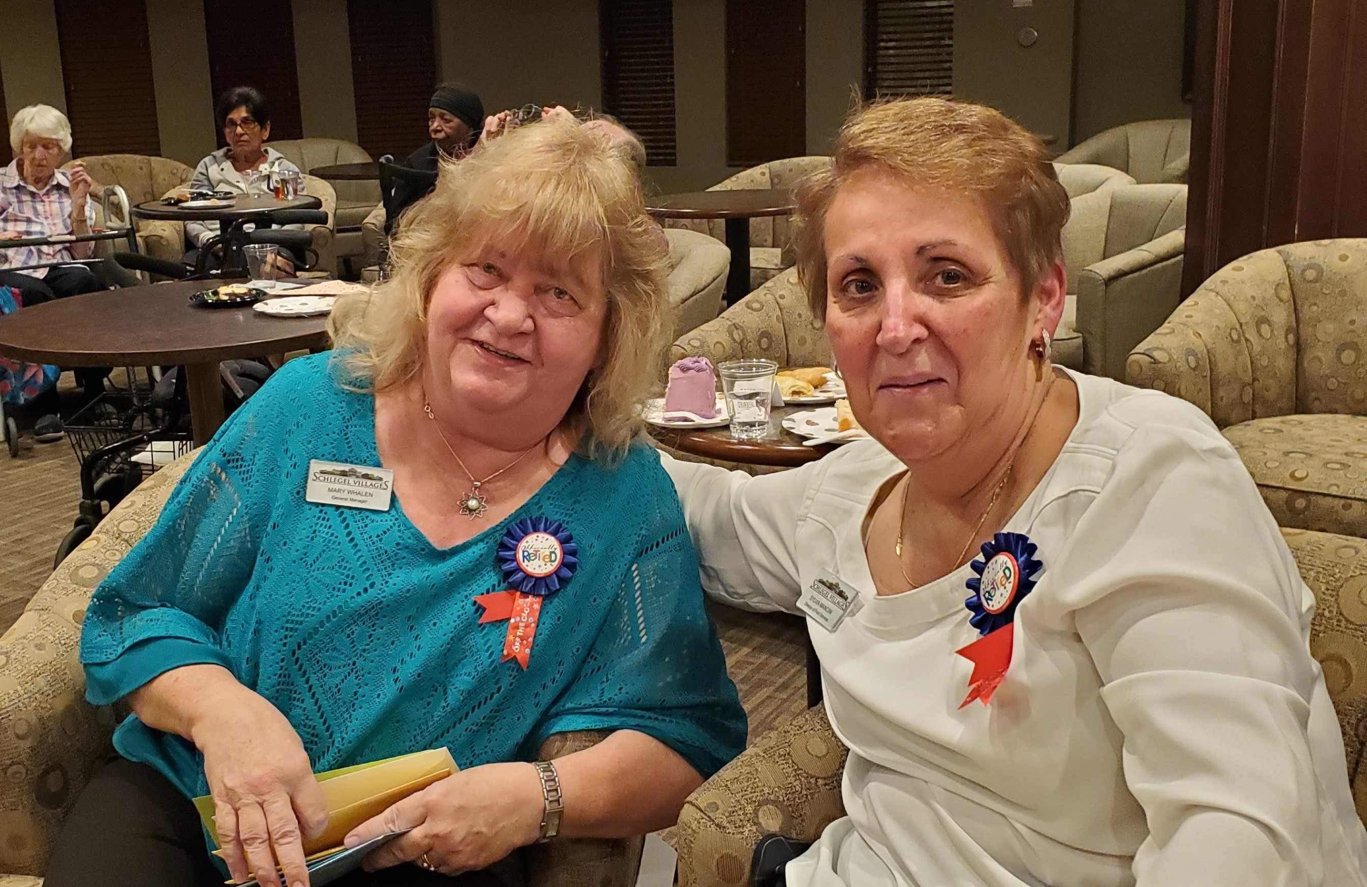 Mary and Sylvia approached their years of service to Erin Mills Lodge with passion and dedication. 