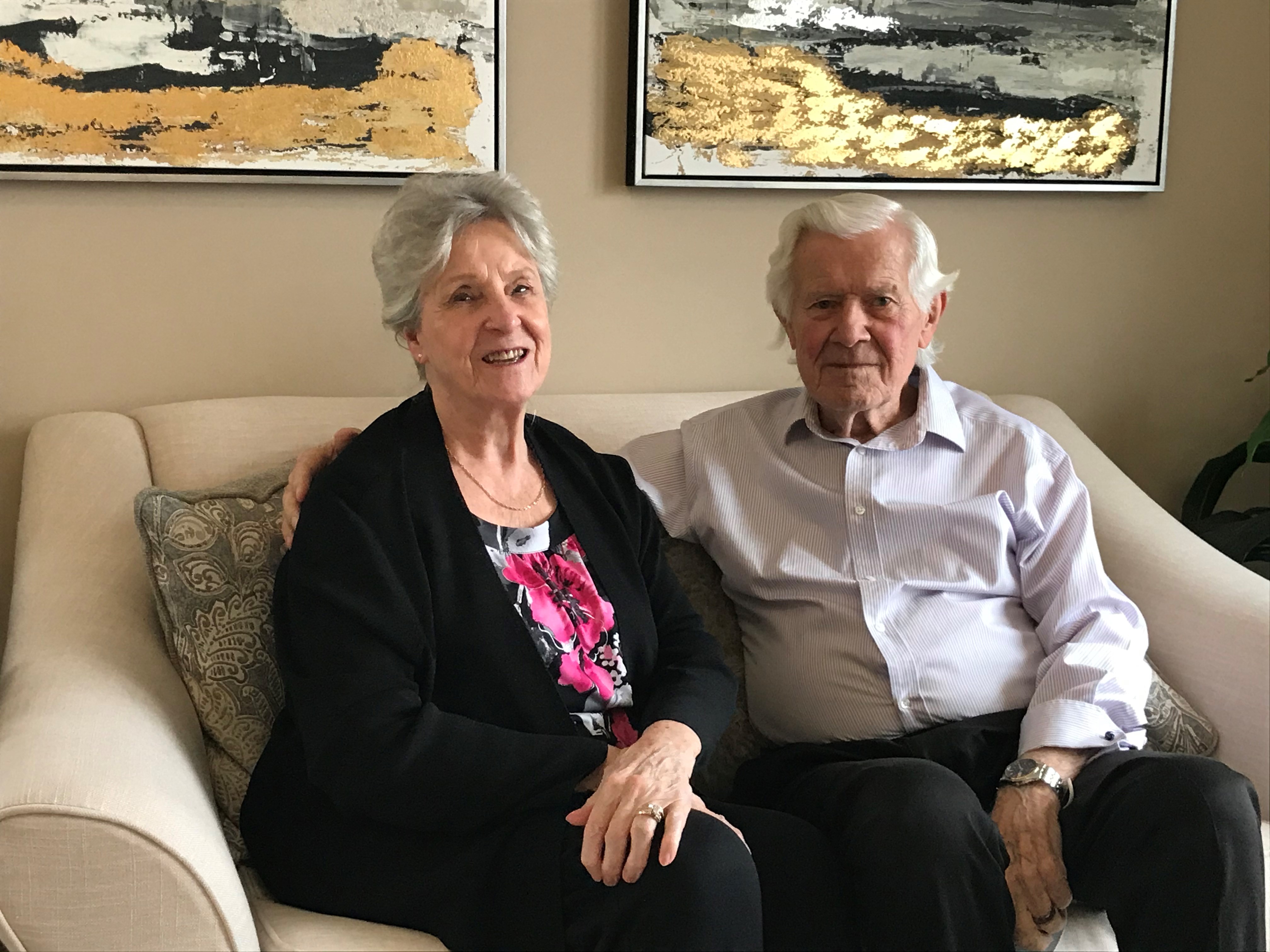 Elizabeth and Ross have found a level of comfort they  enjoy in The Village of Erin Meadows, in part because of the wonderful team that works there. 