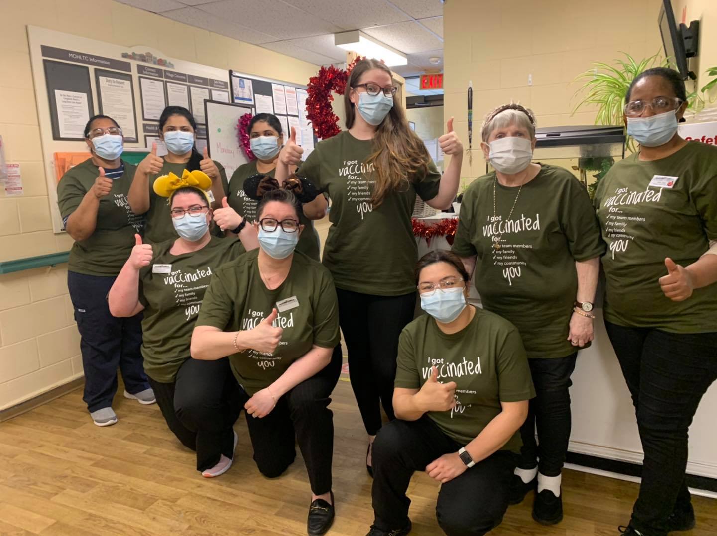 Team Members are Proud To Vaccinate