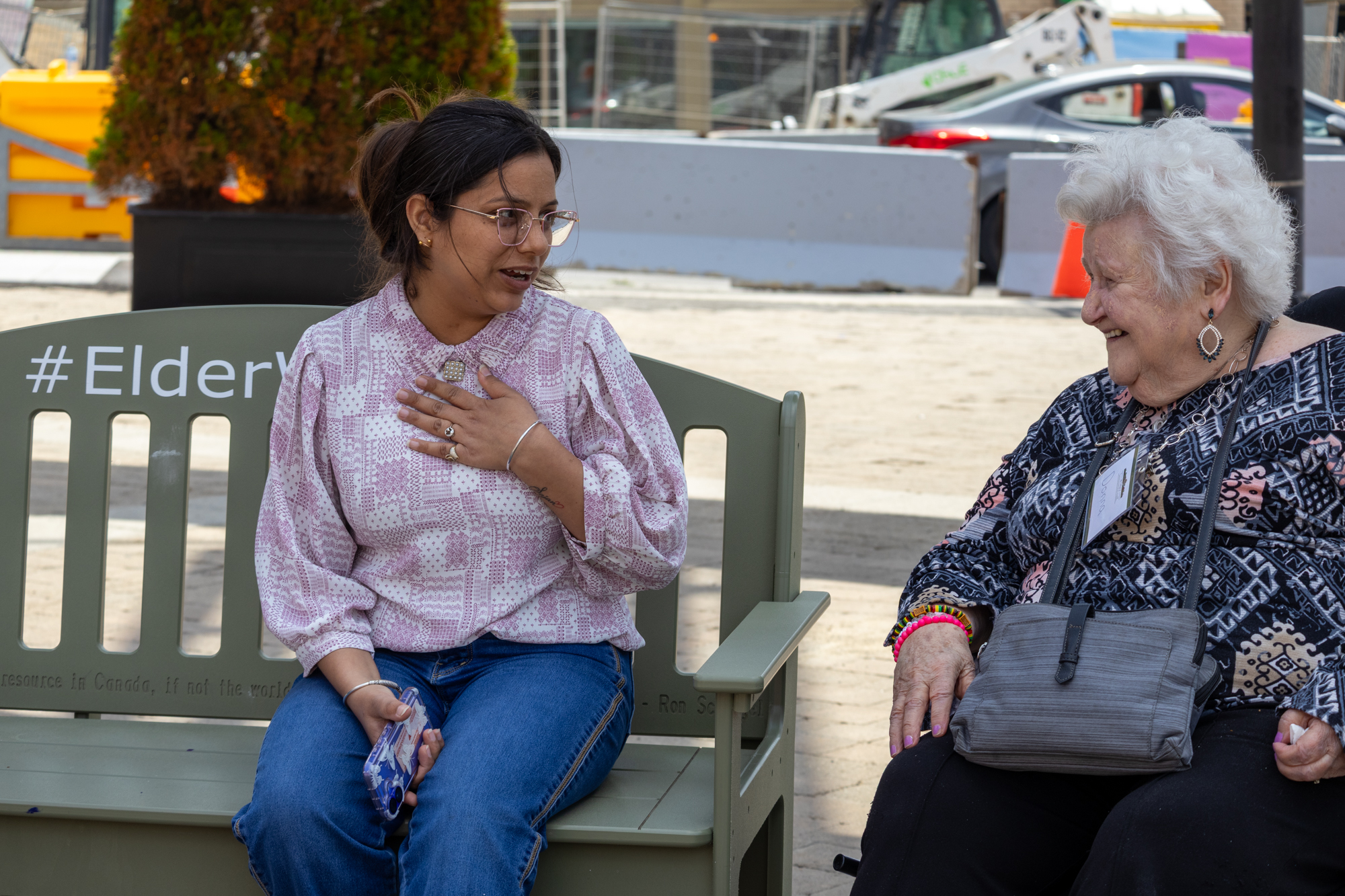 #ElderWisdom Conversations in Garden Square, Brampton