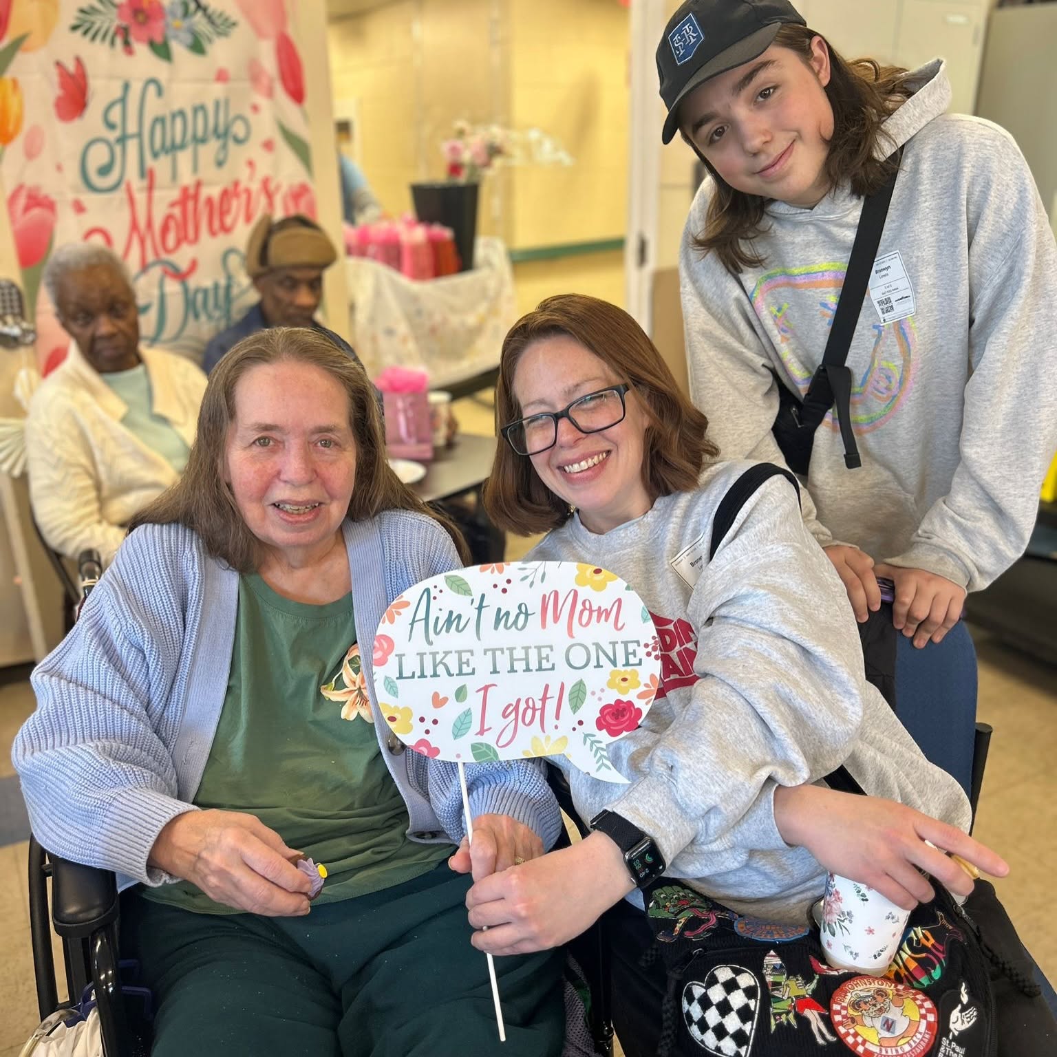 Mother's Day Celebration with residents and family