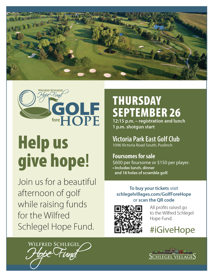 Golf Fore Hope Poster