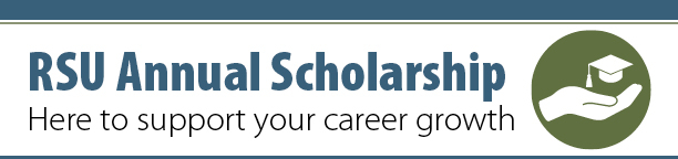 RSU Annual Scholarship banner