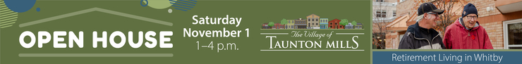 Open House at The Village of Taunton Mills Banner