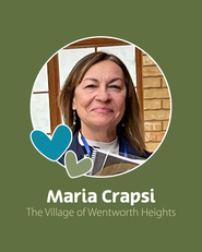 Barb Schlegel Volunteer Award recipient, Maria