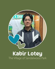 Barb Schlegel Volunteer Award recipient, Kabir