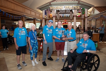Taunton Mills Team win the Schlegel Olympics Trophy