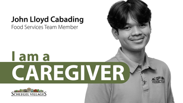 I am a caregiver - John Lloyd Cabading