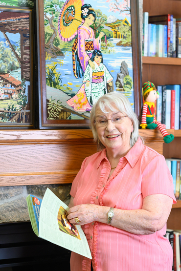 Jill Barrett shares her passion for knitting