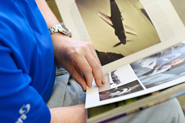books on aviation held in arms