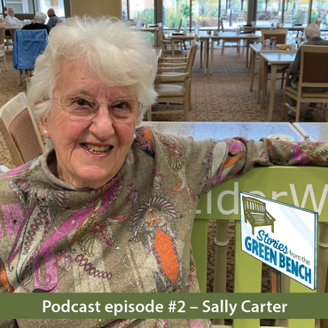 Sally Carter sits on the Green Bench - Podcast Episode #2