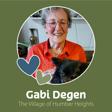Gabi is the recipient of the Barb Schlegel Volunteer Award at Humber Heights