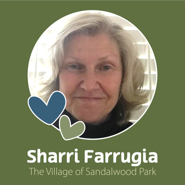 Honouree for the Barb Schlegel Volunteer Award at Sandalwood Park, Sheri