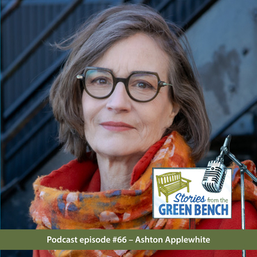 Author and speaker, Ashton Applewhite on the #ElderWisdom podcast