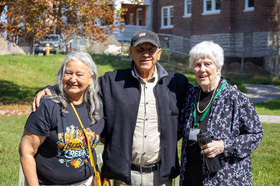 Elders connected to the Six Nations on the Grand River shared their wisdom in a day of connection and understanding with Schlegel Villages team members and residents. 
