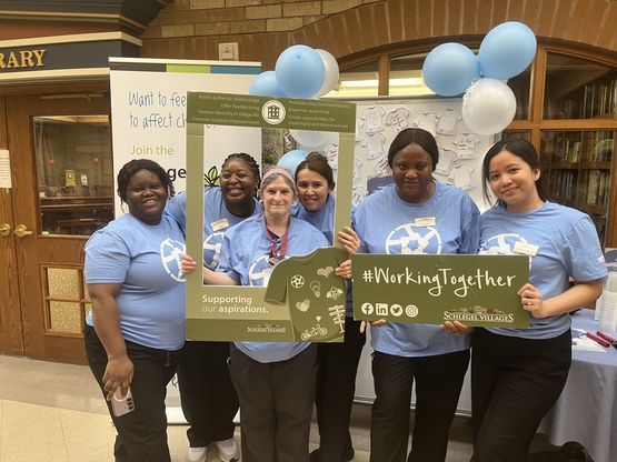 Team members are proud to share their commitment to promoting cross-functional teams in the Villages. 