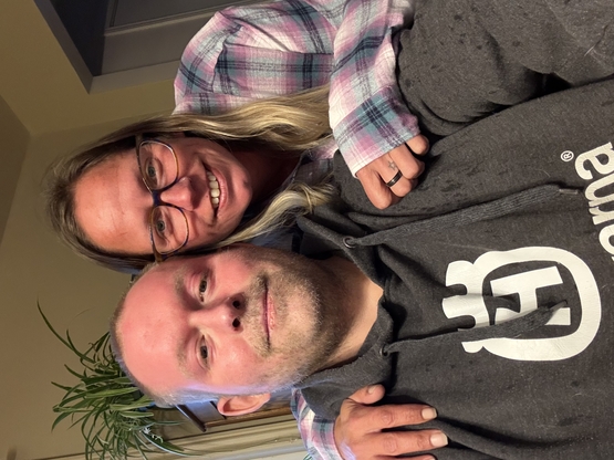 Tami and Benn, pictured together, are grateful for the Hope Fund that helped them in their time of need. .  