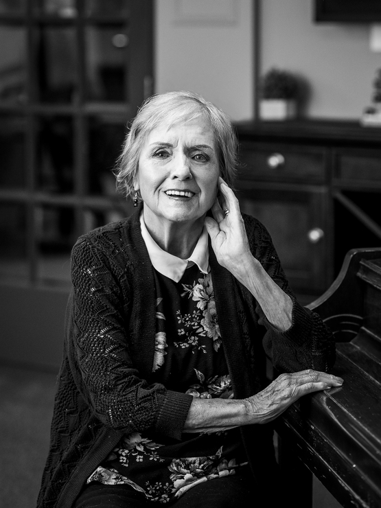 Winifred Robb black and white portrait