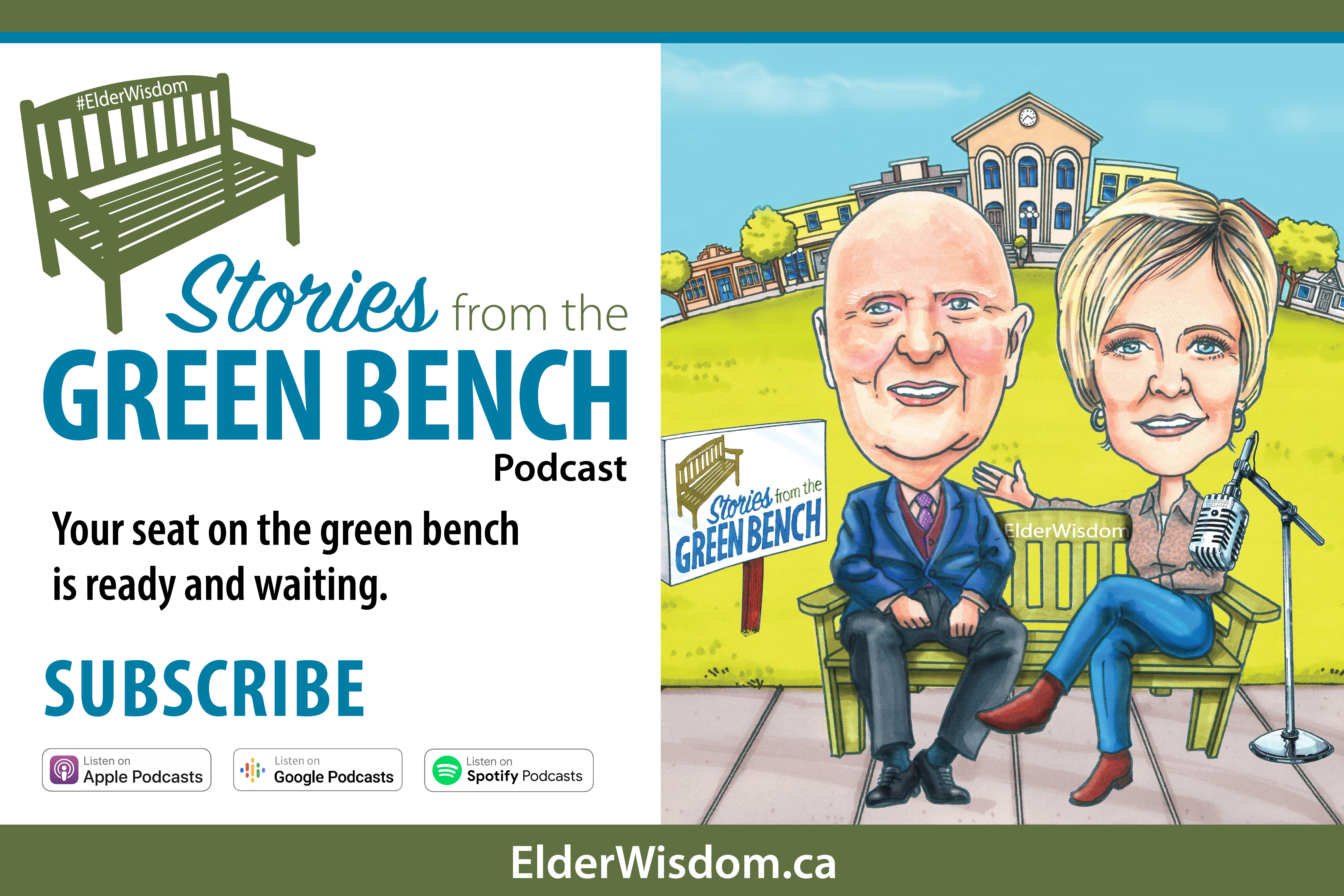 Stories from the Green Bench Podcast: Your seat on the green bench is ready and waiting.