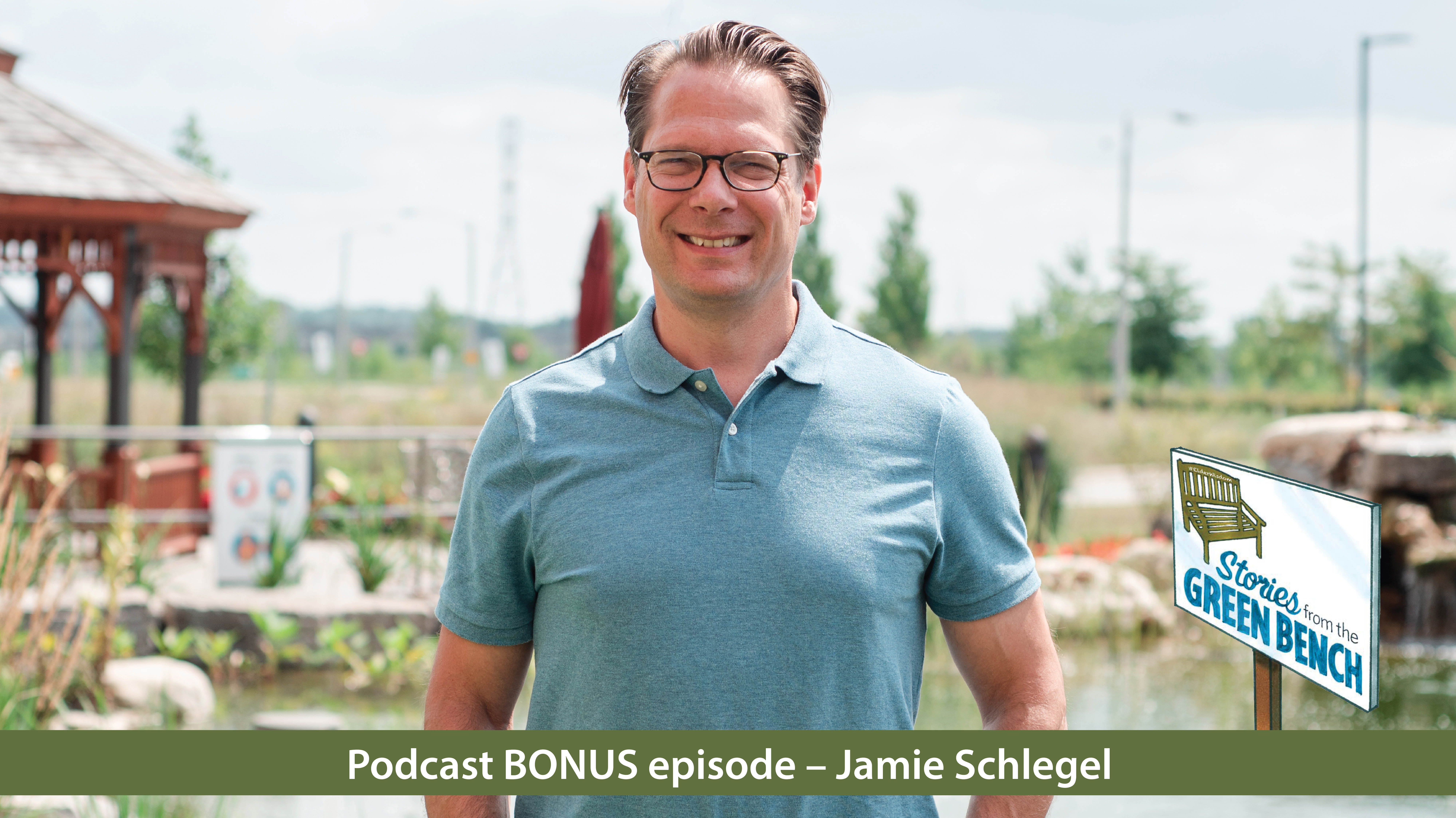 Jamie Schlegel on a bonusi episode of the #ElderWisdom podcast
