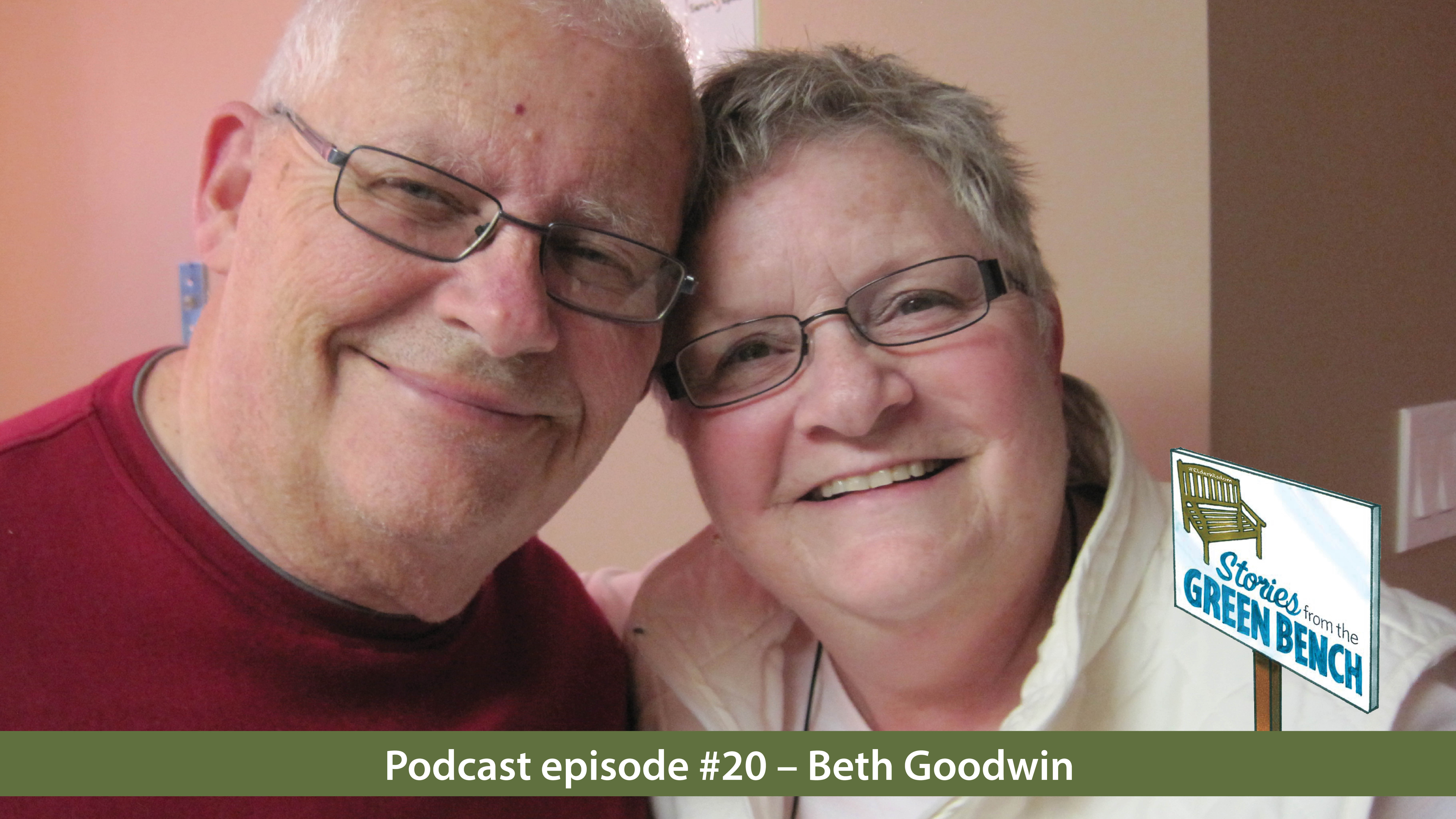 Beth and Ed in promotion of the #ElderWisdom podcast