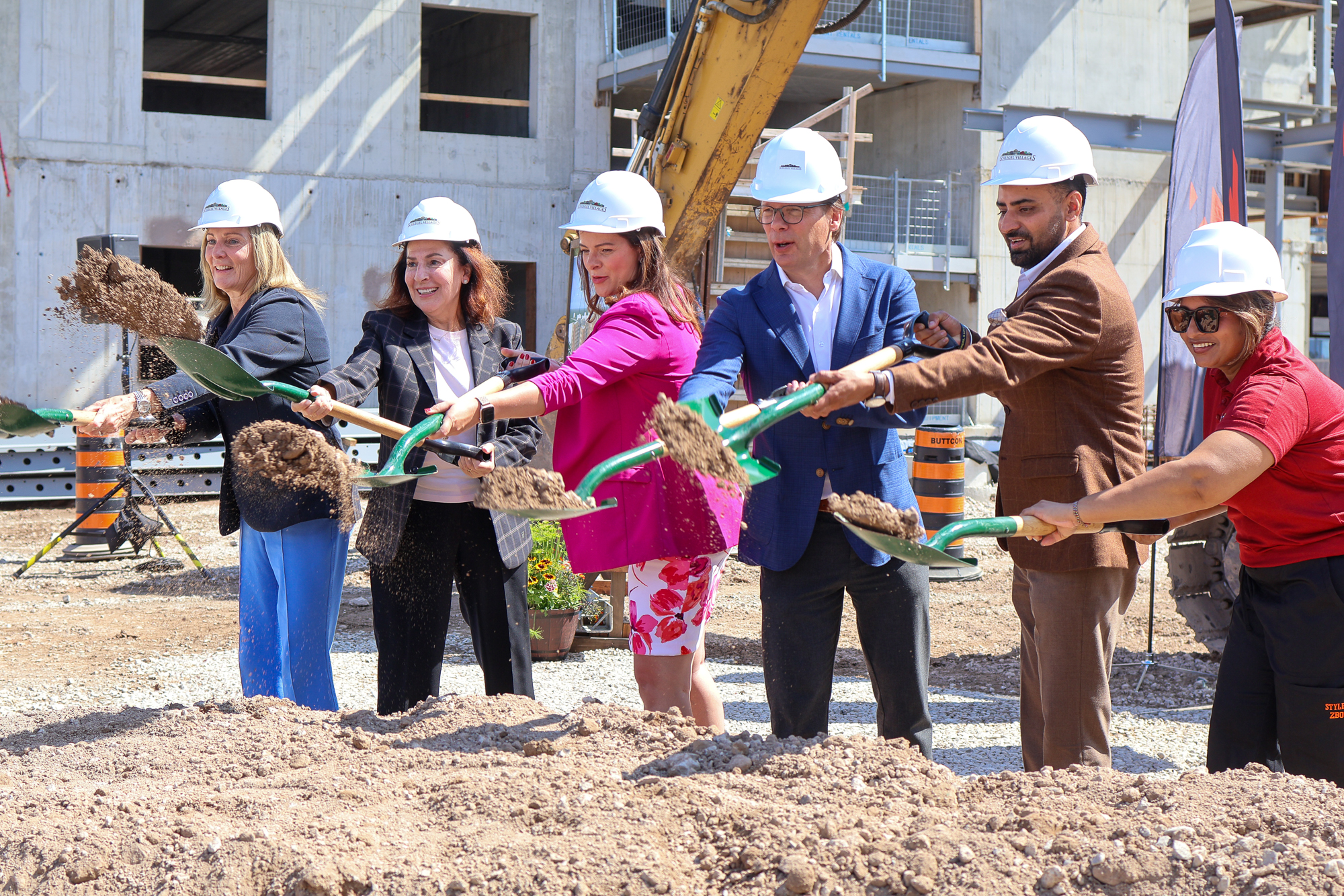 Official groundbreaking at The Village of Heritage Trails in Oakville