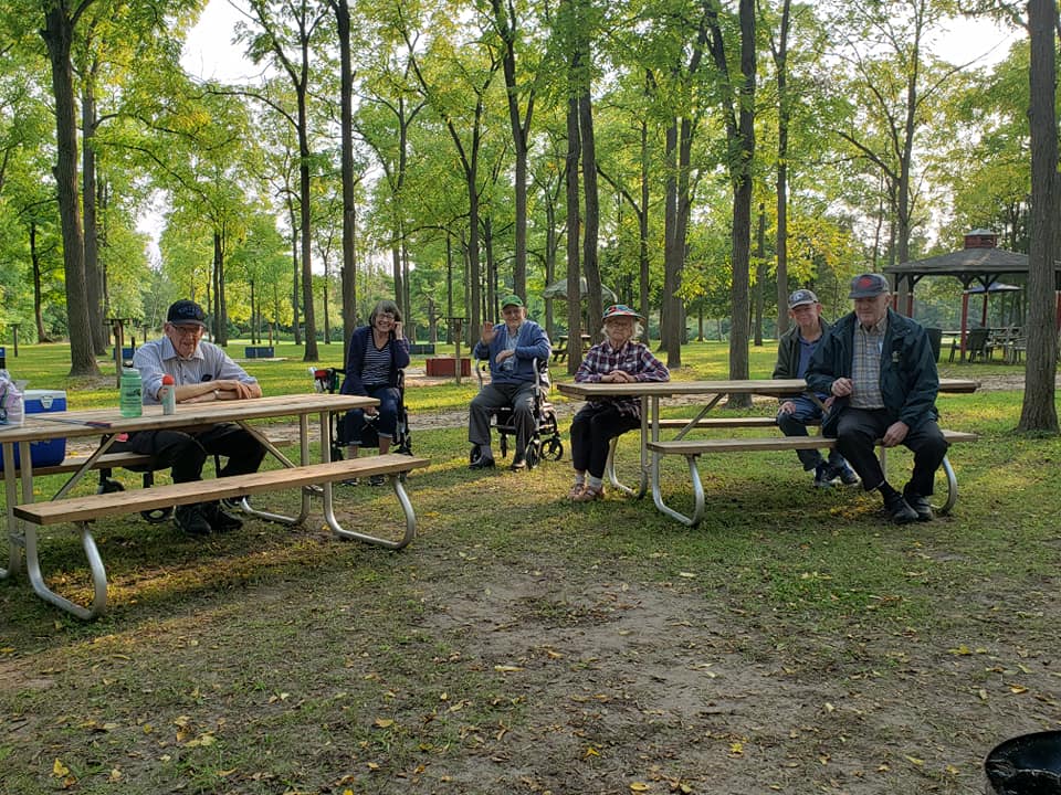Residents from The Village of Riverside Glen were able to enjoy the wide open spaces at Shady Pines Campground.