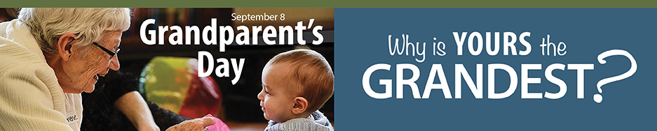 Grandparent's Day is September 8th, 2019