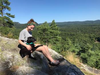 Maddie's time at Aspen Lake prompted to her change career paths; here she is on her way north to Thunder Bay where she will study nursing at Lakehead University.