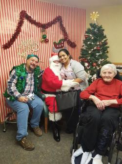 Waterloo's Pinehaven Nursing Home in the Christmas spirit.  